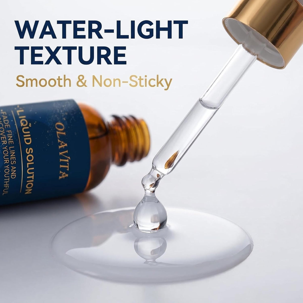 OLAVITA Liquid Solution Sérum Antienvejecimiento, Vitamina C Hidratante para el Cuidado de la Piel,