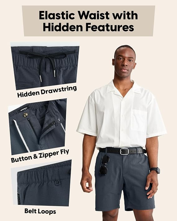 Pantaloneta 6 bolsillos para hombre - Talla M