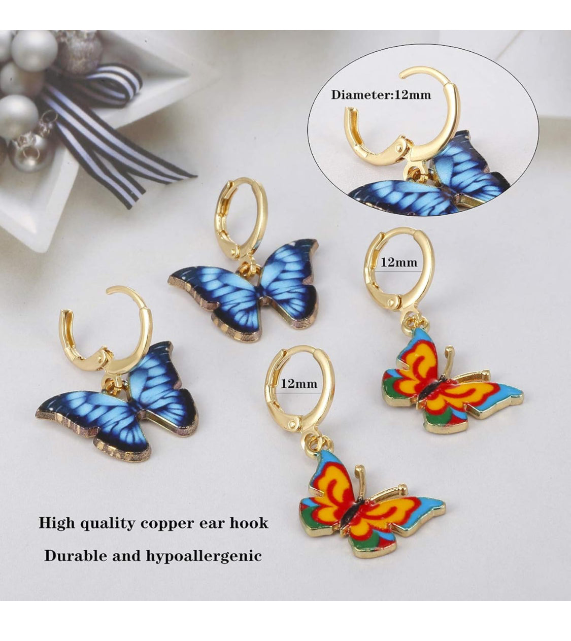 Aretes Hipoalergénicos Niña- Adolescente