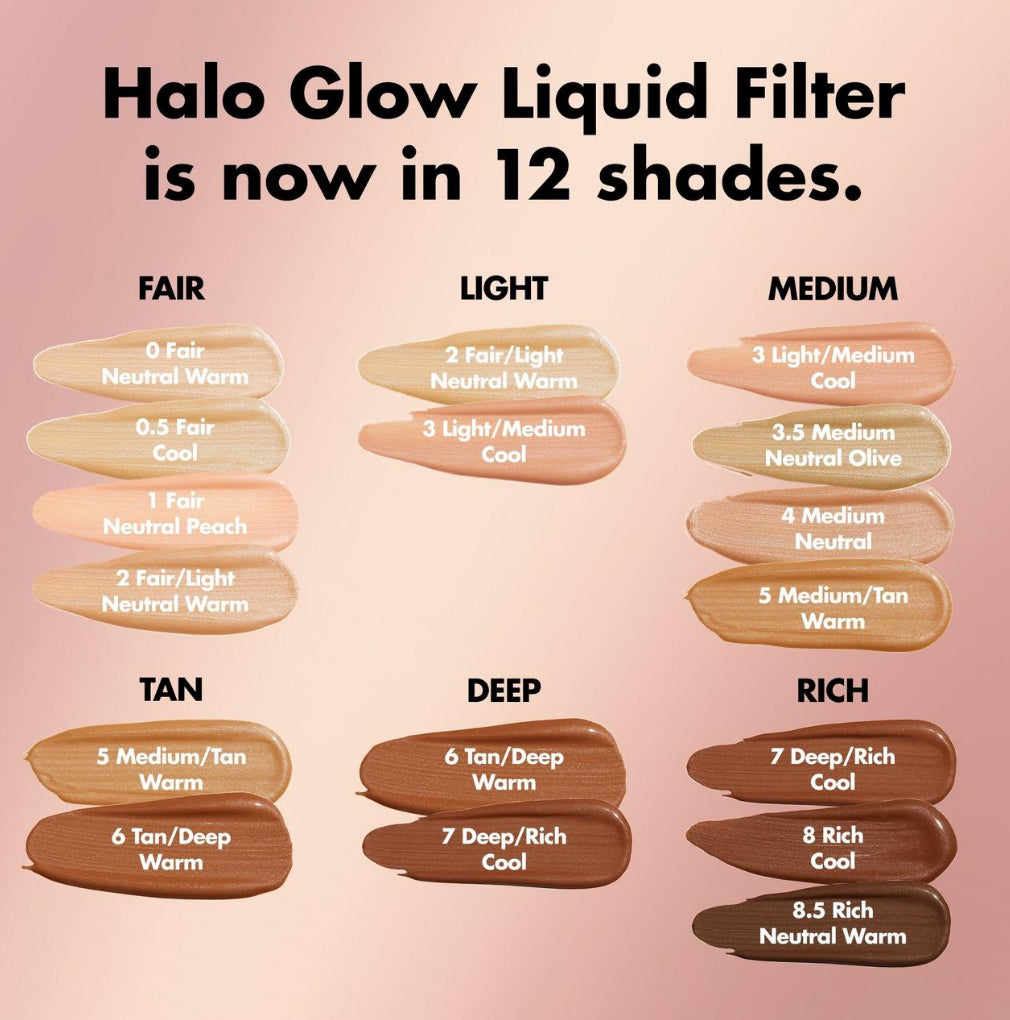 Base de Maquillaje Halo Glow Liquid Filter de ELF Cosmetics