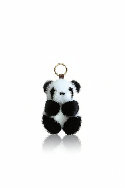 Llavero de peluche panda