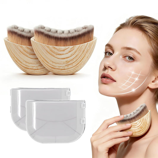 Masajeador de drenaje linfático facial con diseño ergonómico