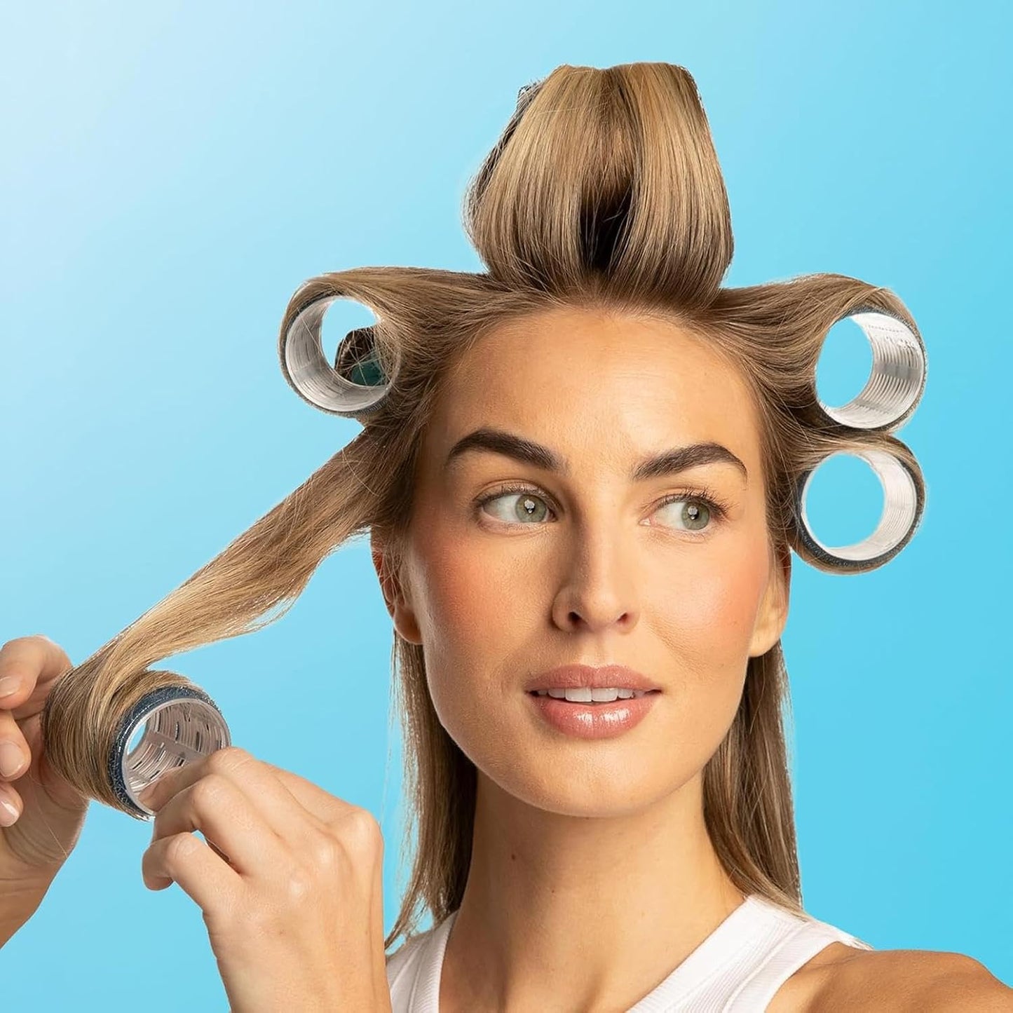 Rulos térmicos Gimme Beauty Full Effect - Rulos para peinado estilo salón - Fijación suave y segura para peinados todo el día