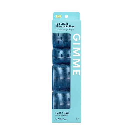 Rulos térmicos Gimme Beauty Full Effect - Rulos para peinado estilo salón - Fijación suave y segura para peinados todo el día
