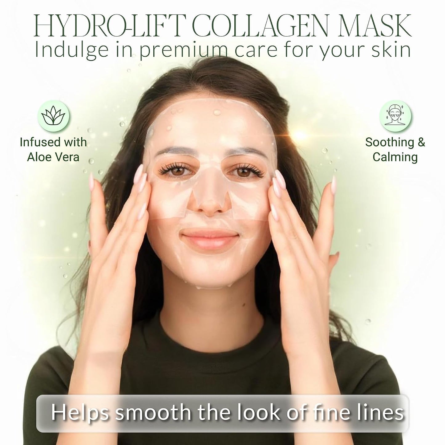Mascarilla facial refrescante de hidrogel de aloe vera (Unidad)