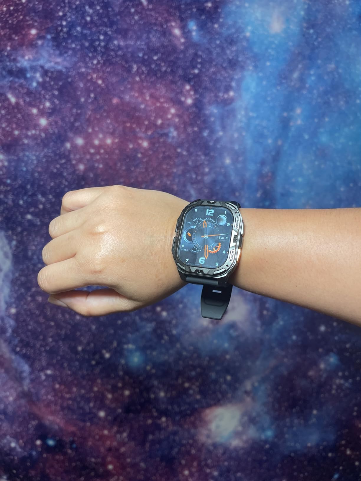 MIDDOW Reloj Militar Inteligente para Hombres (Contestar/Hacer Llamadas), Rastreador de actividad de 2,01" con linterna/60 días de batería/Frecuencia cardíaca/Monitor de sueño