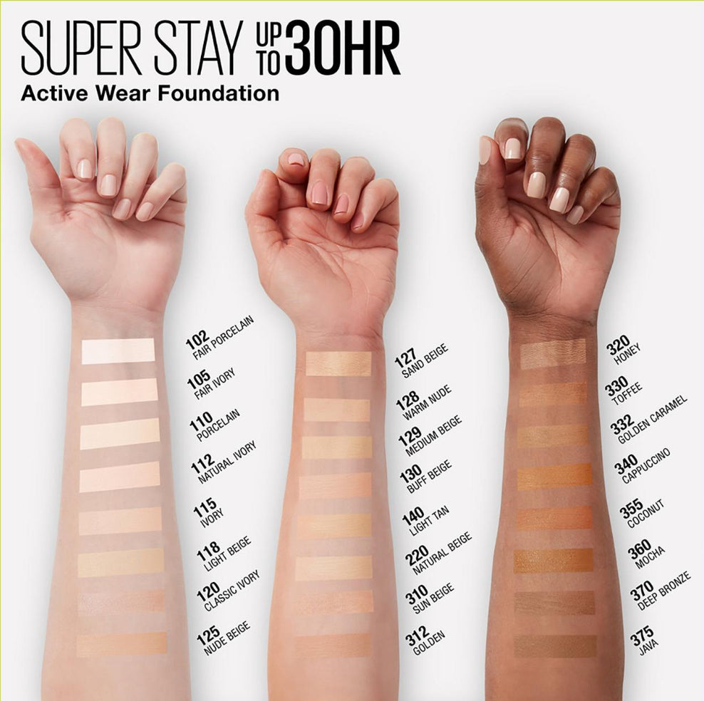 Maybelline Super Stay Base de Alta Cobertura