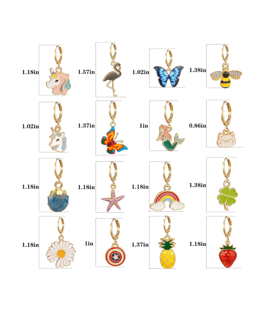Aretes Hipoalergénicos Niña- Adolescente