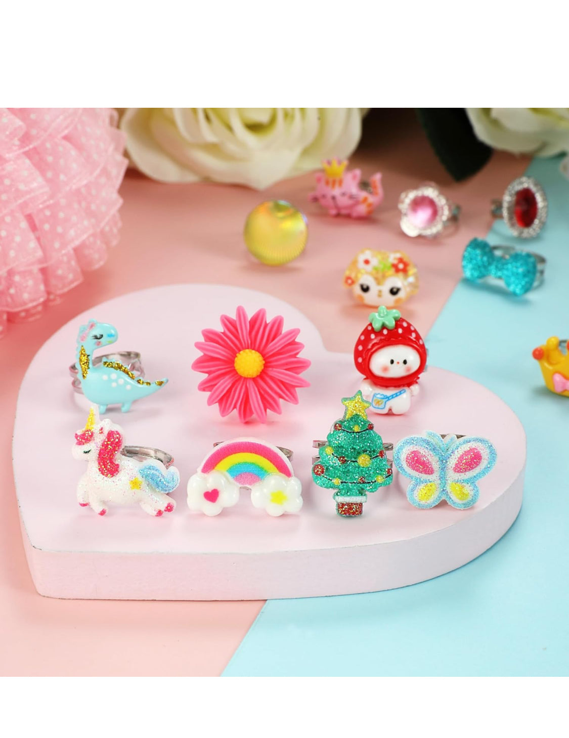Anillos Ajustables Pinksheep Niña