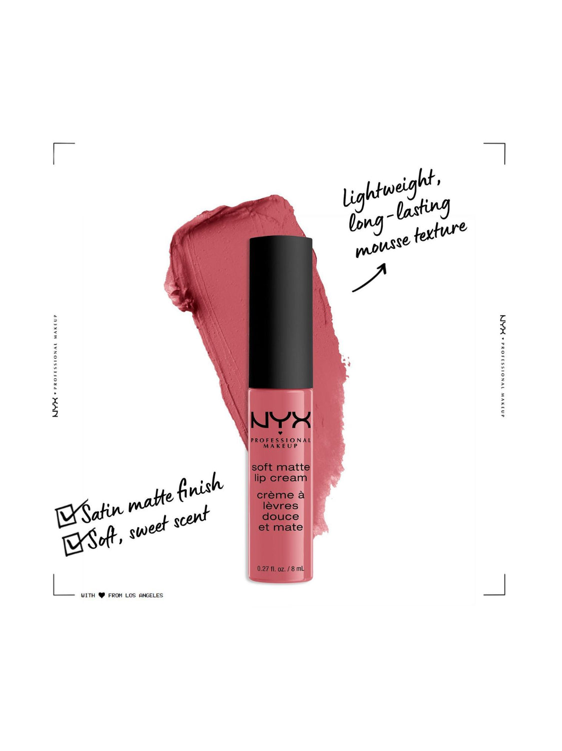 Labial Líquido NYX Professional Makeup Soft Matte Lip Cream Lightweight