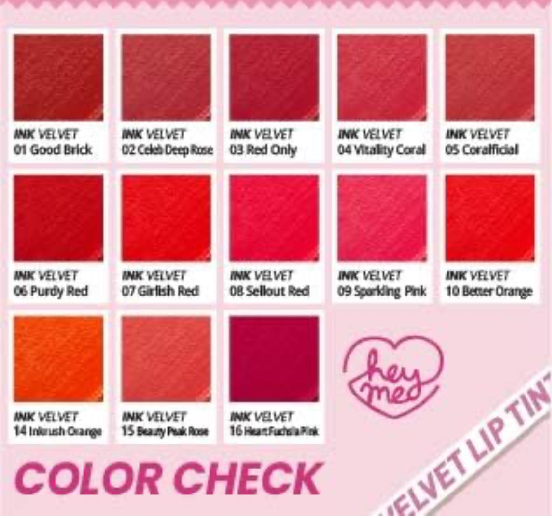 Tinta de Labios PERIPERA INK Velvet & Airy Velvet