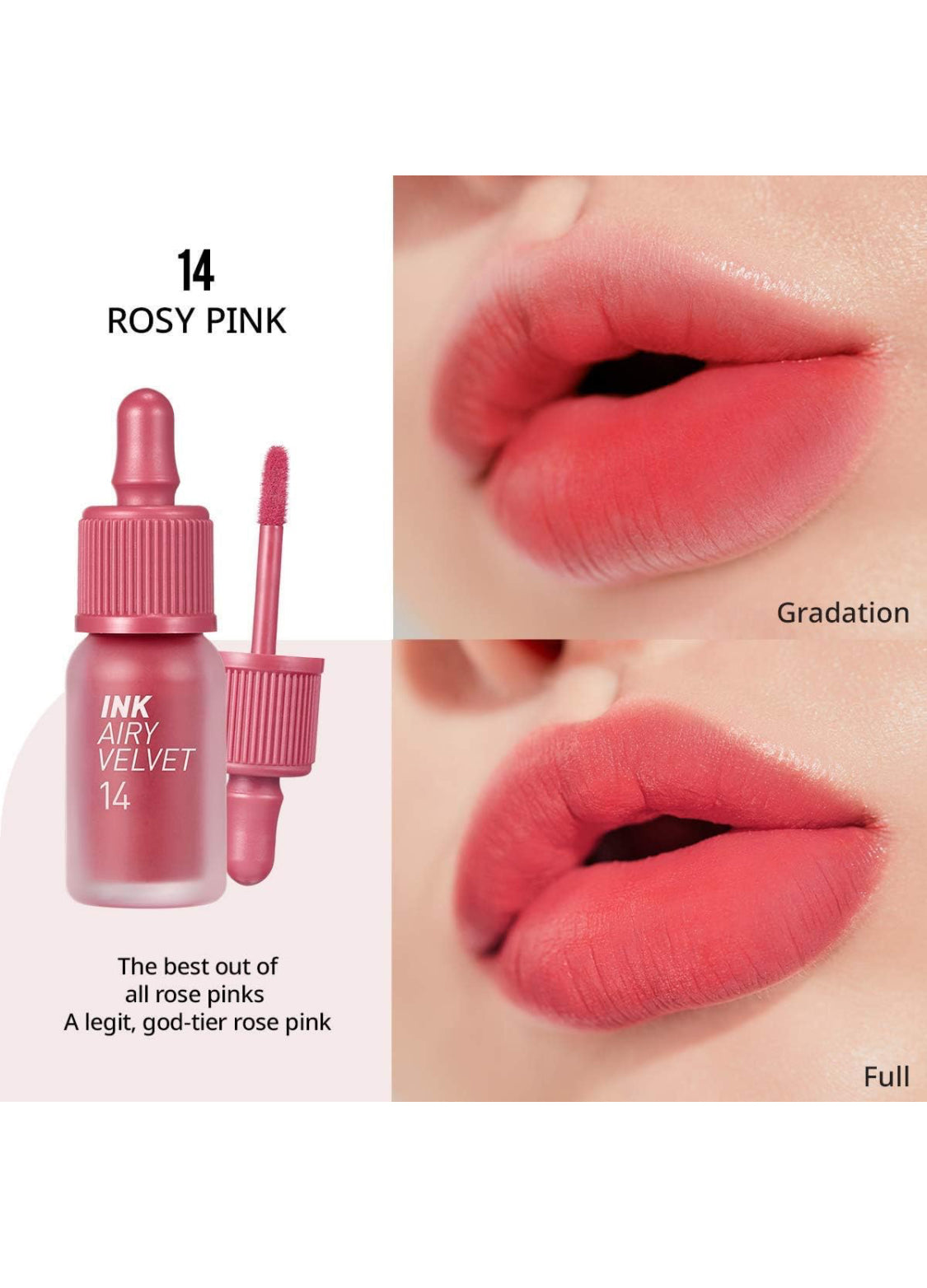 Tinta de Labios PERIPERA INK Velvet & Airy Velvet