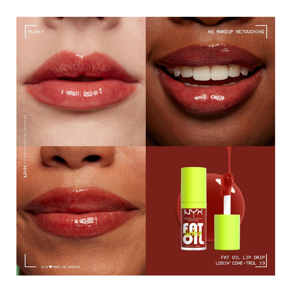 Aceite de Labios NYX Professional Makeup Fat Oil Lip Drip Vegan