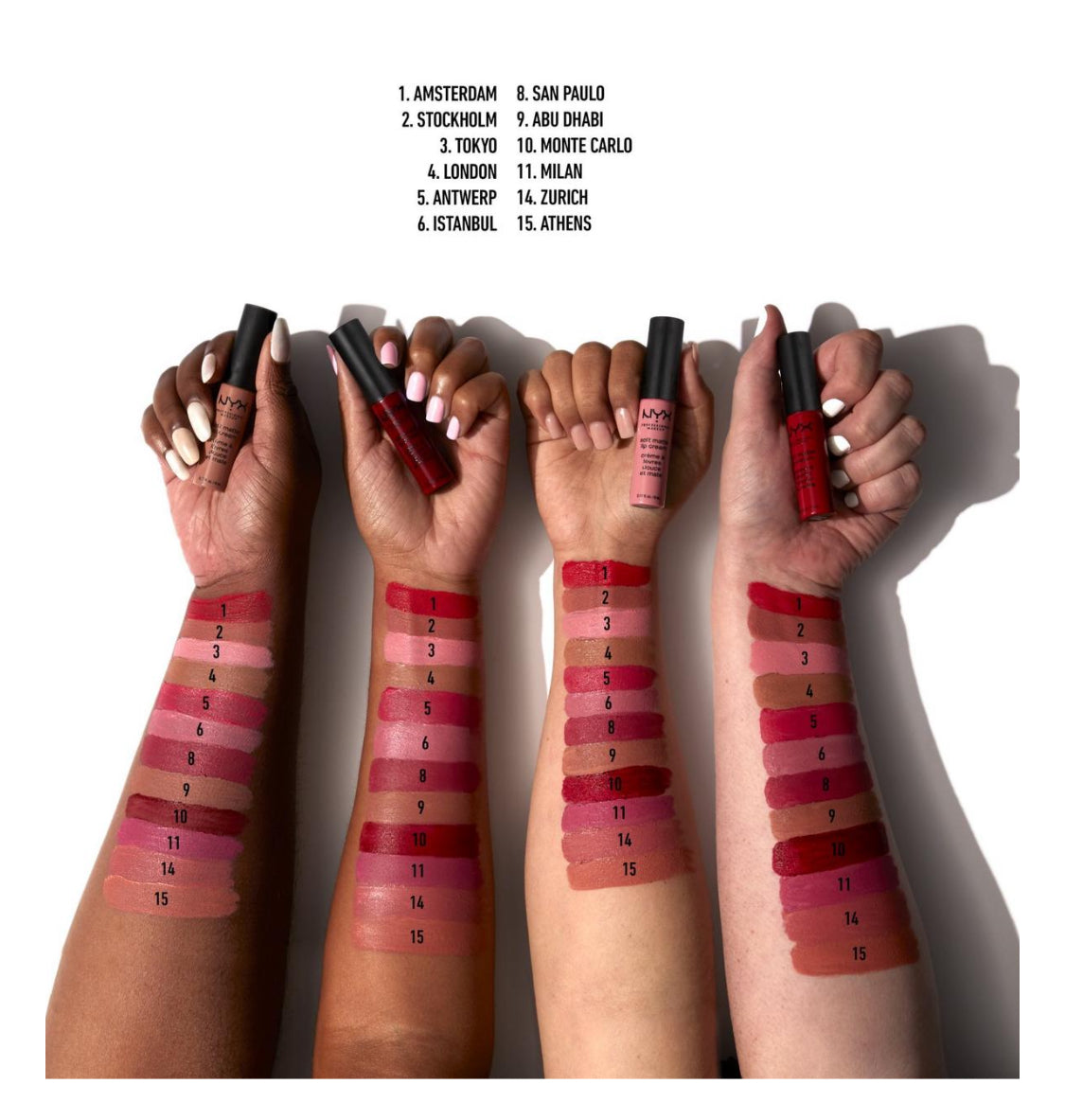 Labial Líquido NYX Professional Makeup Soft Matte Lip Cream Lightweight